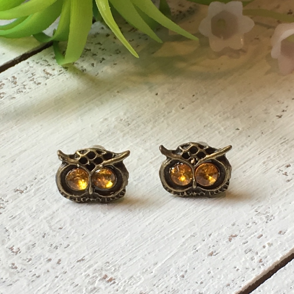 Owl Earrings - Picture 2 of 6